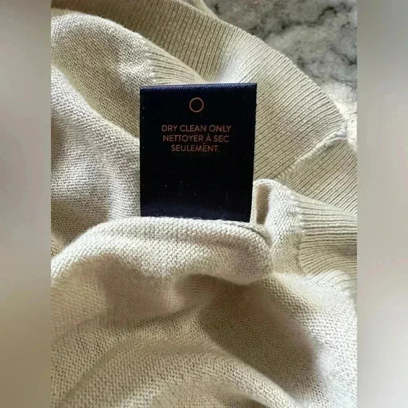 NWT Good Man Brand Johnny Collar Linen Blend Warm Sand Beige Polo Shirt - 4XL - Picture 5 of 6